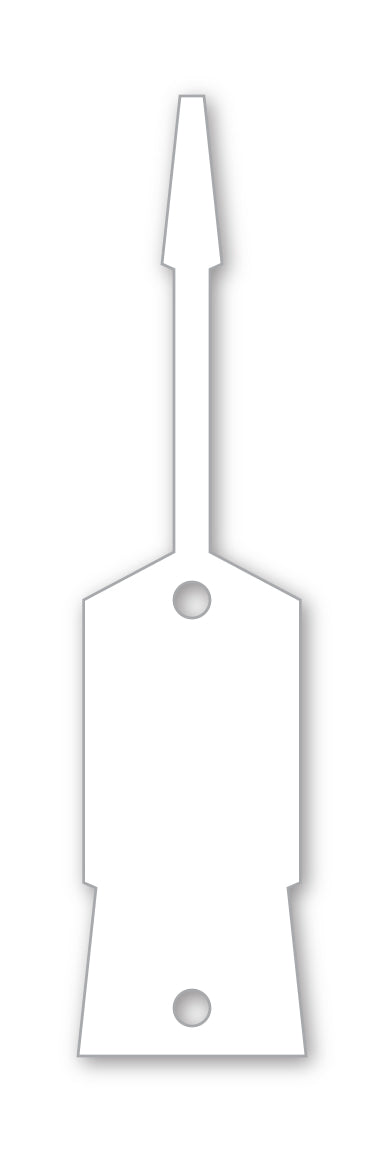 Self-Locking Key Tags - SLKT- Large- WHITE - Qty. 1000