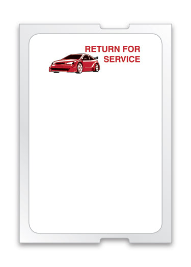 Light Adhesive Labels - Red Car - Long - For 5 in 1, ROLL of 500