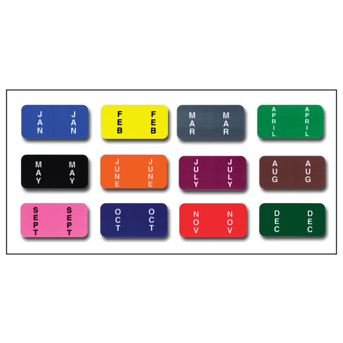Full Set - Color Code RINGBOOK Months (Jan.-Dec.) 12 Packs