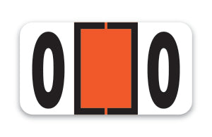 Roll of 500 Color-Code Labels Number 0
