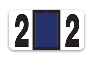 Roll of 500 Color-Code Labels Number 2