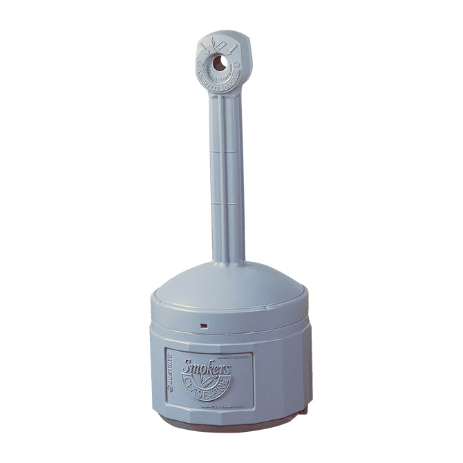 Smokers Cease-Fire Cigarette Butt Receptacle - GRAY - Qty. 1