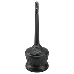 Smokers Cease-Fire Cigarette Butt Receptacle - BLACK - Qty. 1 | Smokers Cease Fire Cigarette Butt Receptacle
