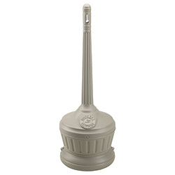 Smokers Cease-Fire Cigarette Butt Receptacle - BEIGE - Qty. 1 | Smokers Cease Fire Cigarette Butt Receptacle