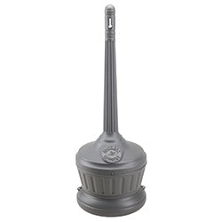 Smokers Cease-Fire Cigarette Butt Receptacle - GRAY - Qty. 1 | Smokers Cease Fire Cigarette Butt Receptacle