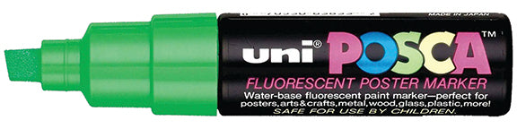 Windshield Markers - Small Posca (PC-85F) - FLUOR GREEN - Qty. 1