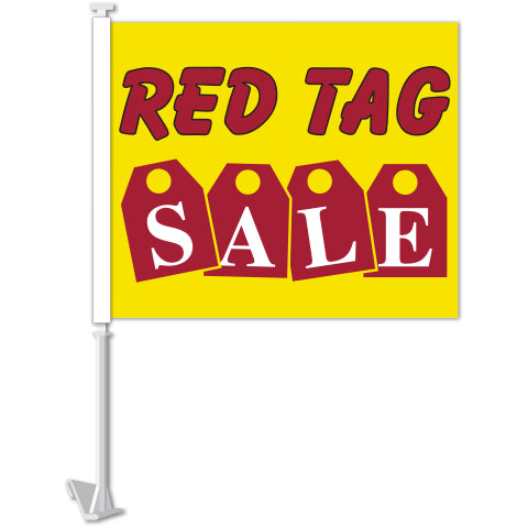 Standard Clip-On Flag - Red Tag Sale - Qty. 1