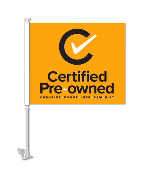 Manufacturer Clip-On Flag - Certified Pre Owned Chry/Jeep - Qty. 1