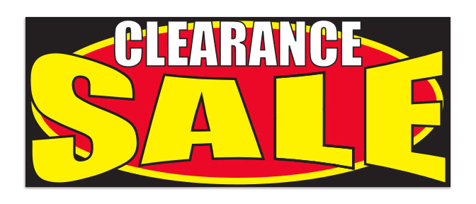 Windshield Banner - Clearance Sale - Qty. 1