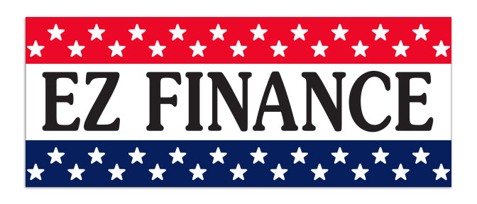 Windshield Banner - EZ Finance - Qty. 1