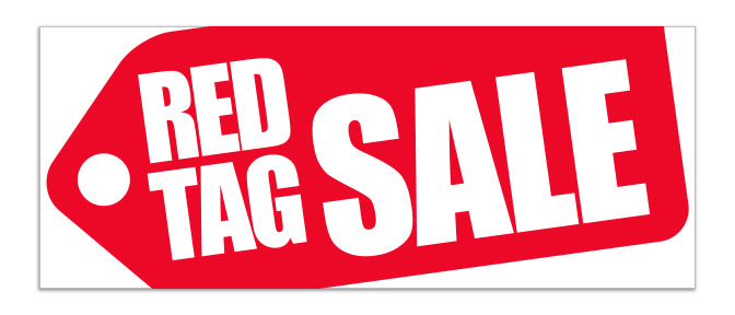 Windshield Banner - Red Tag Sale - Qty. 1