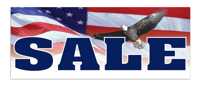 Windshield Banner - Patriotic Sale - Qty. 1