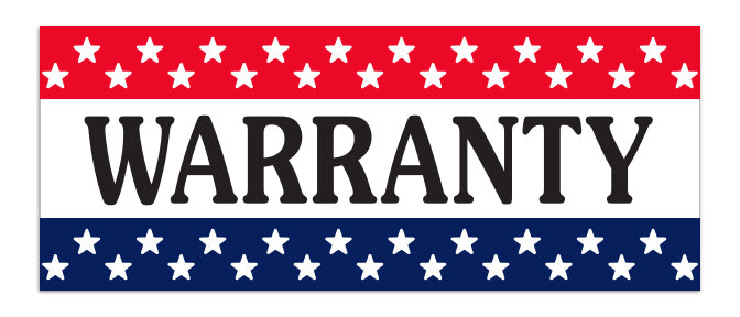 Windshield Banner - Warranty - Qty. 1