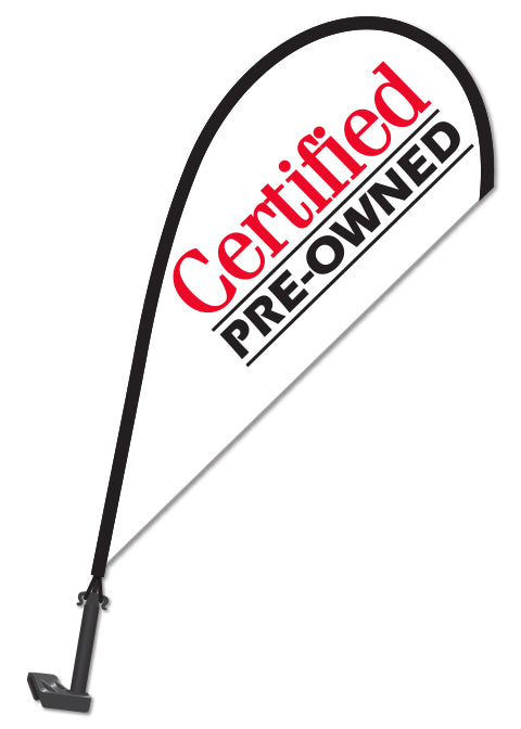 Clip on Paddle Flag - CERTIFIED USED VEHICLES - Qty. 1