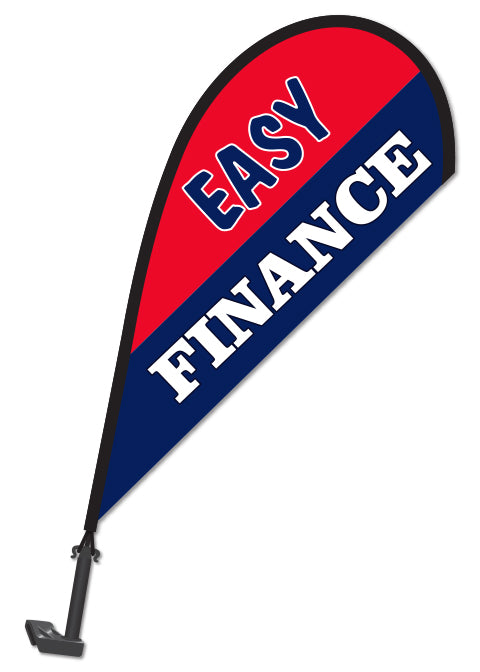 Clip on Paddle Flag - EASY FINANCE - Qty. 1