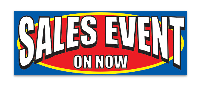 Banner - 12' x 4 1/2" - Sales Event - Qty. 1