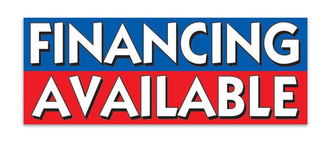 Banner - 12' x 4 1/2' - Financing Available - Qty. 1