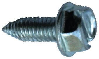 License Plate Slotted Hex Head - 6mm X 16mm - Qty. 100