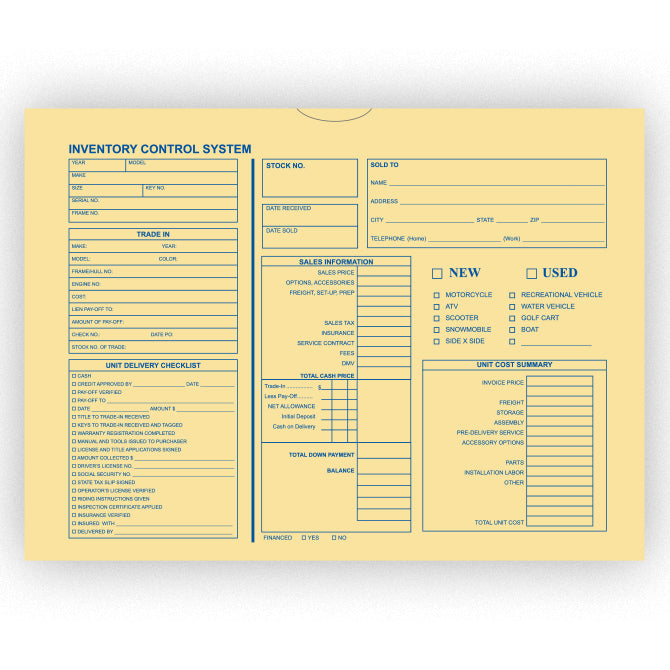 Inventory Control - Printed Buff Deal Jacket - Qty. 100