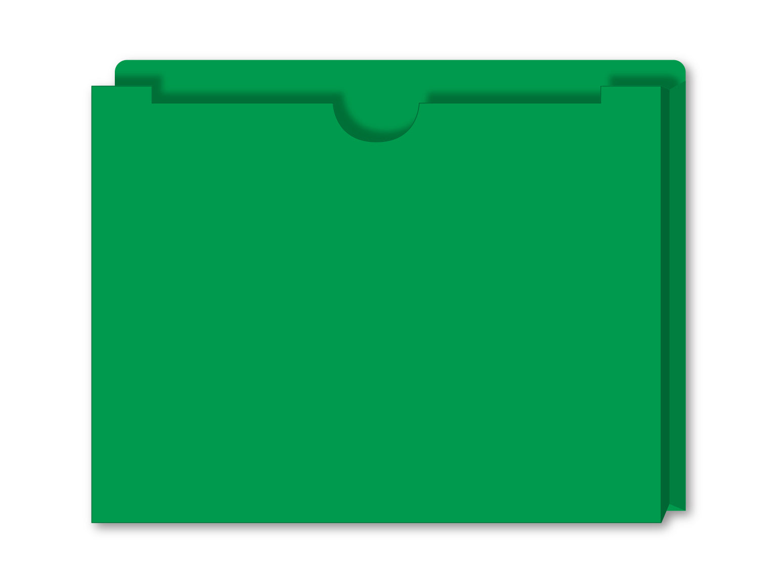 Expandable Vehicle Deal Jackets, 1" Gusset - GREEN - Box of 50