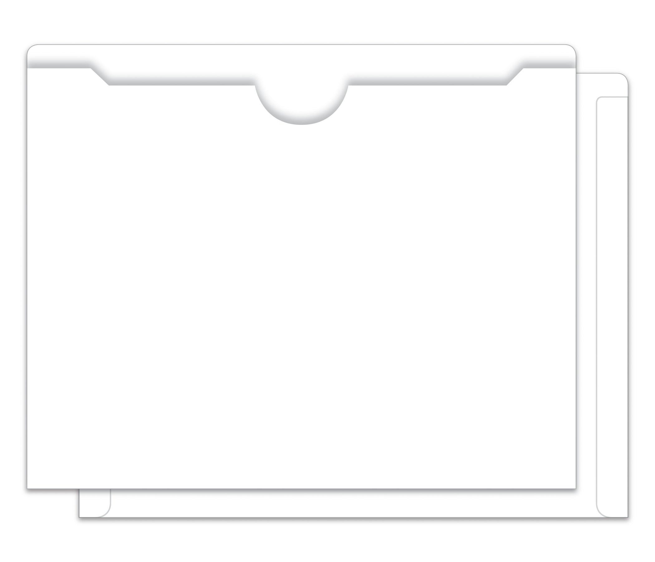 Ultra Heavy Duty Jacket, Plain - WHITE - Box of 100