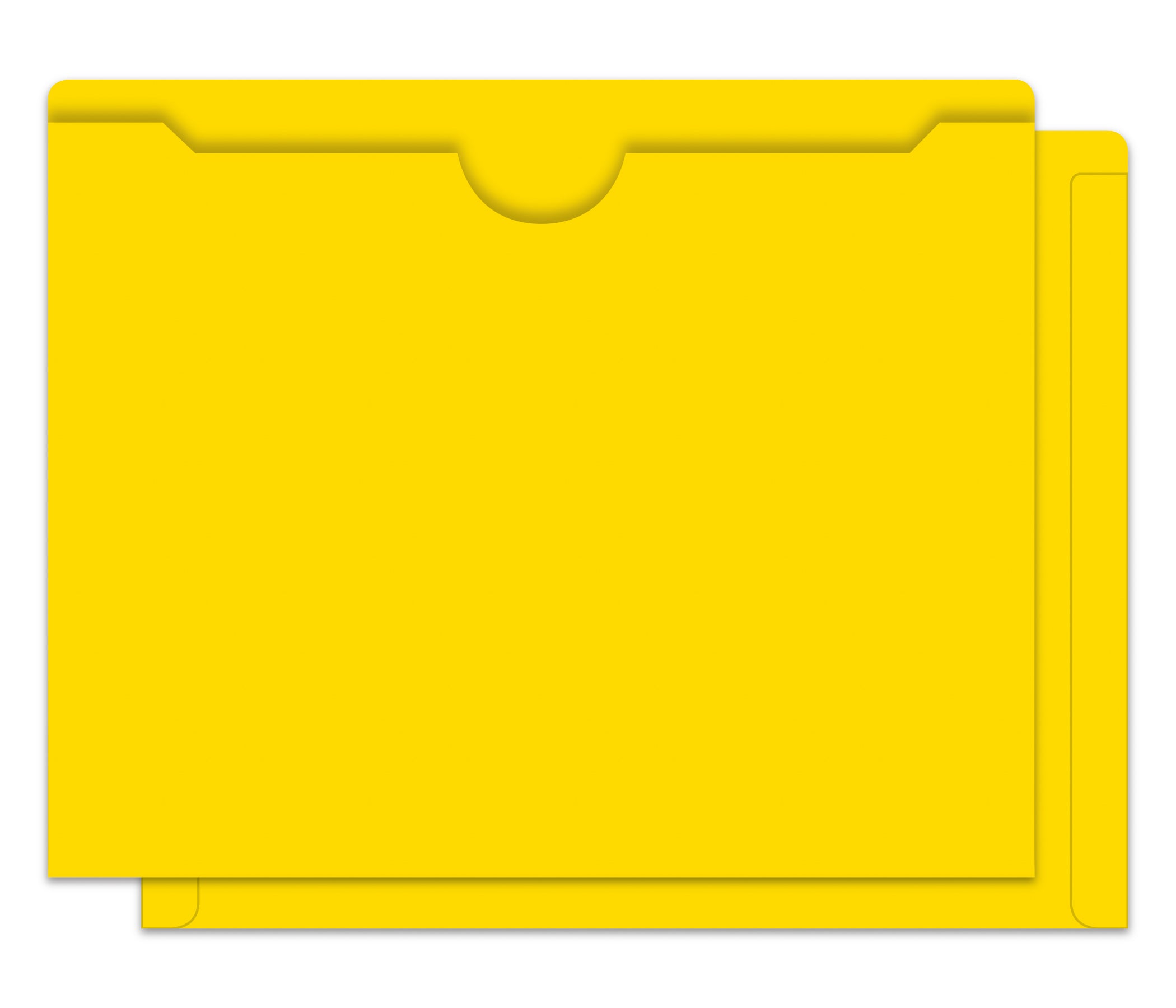 Ultra Heavy Duty Jacket, Plain - YELLOW - Box of 100