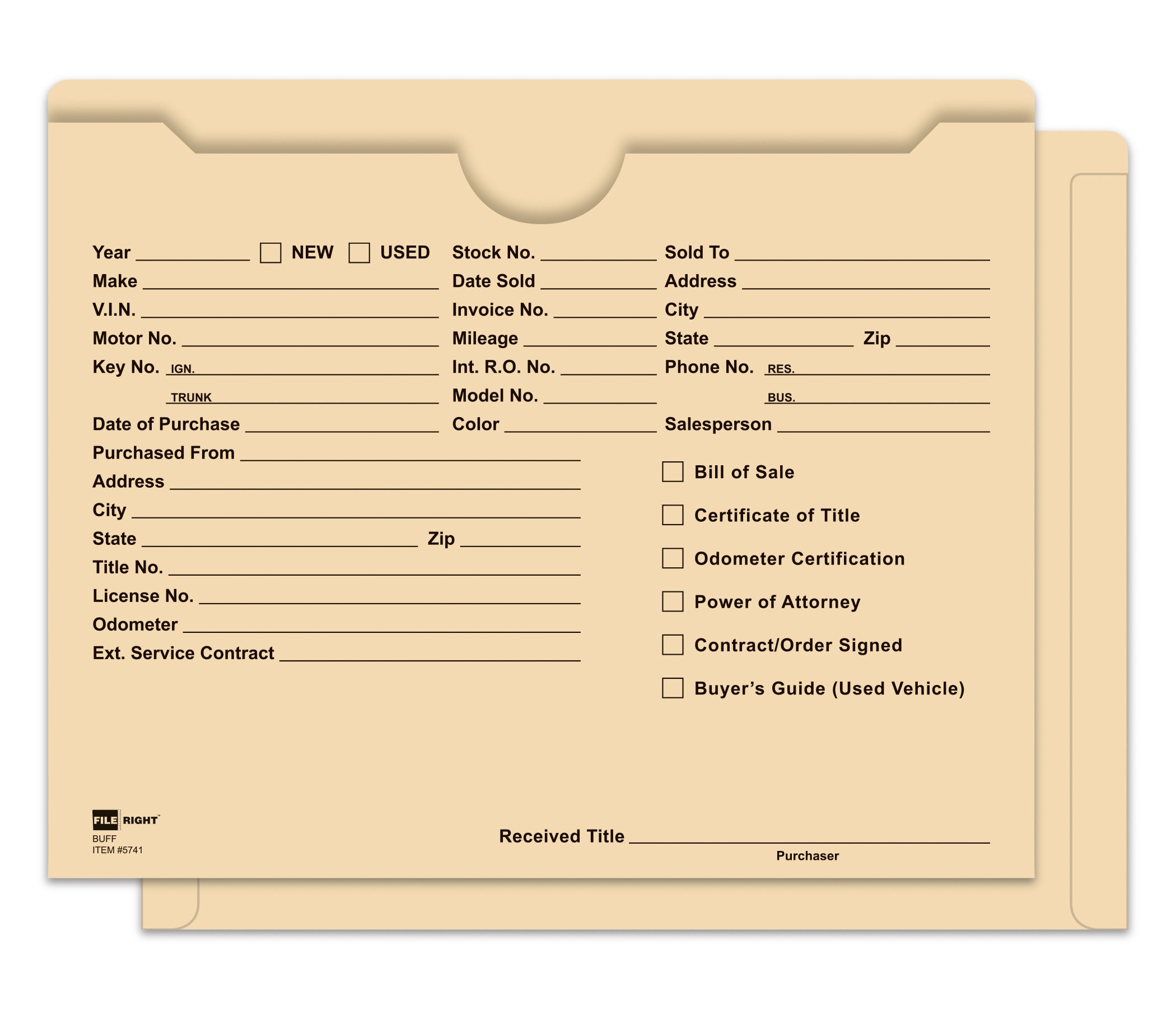 Ultra Heavy Duty Deal Jacket, Printed - BUFF - DSA-546 - Box of 100