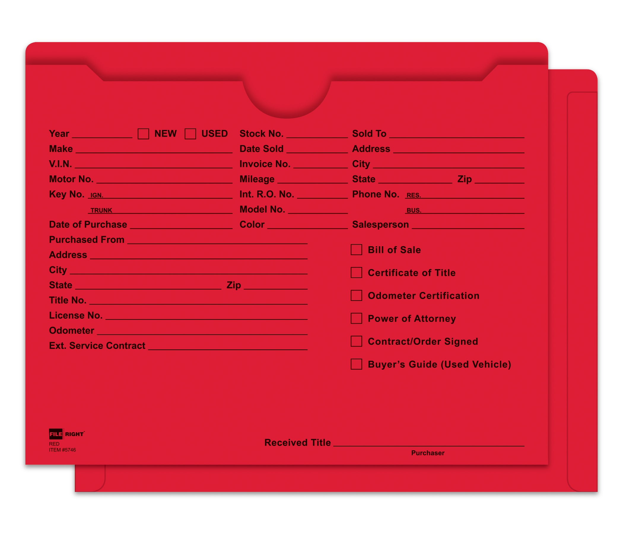 Ultra Heavy Duty Deal Jacket, Printed - RED - DSA-546 - Pack of 100