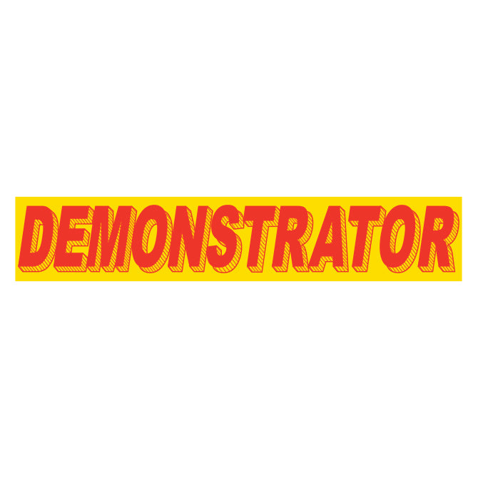 Yellow & Red Slogan - Demonstrator - Qty. 12