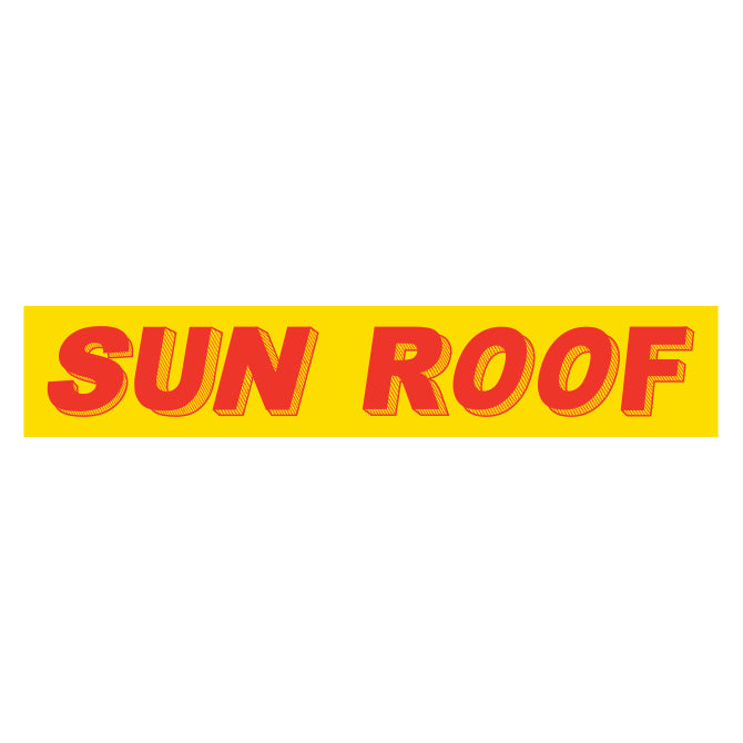 Yellow & Red Slogan - Sun Roof - Qty. 12