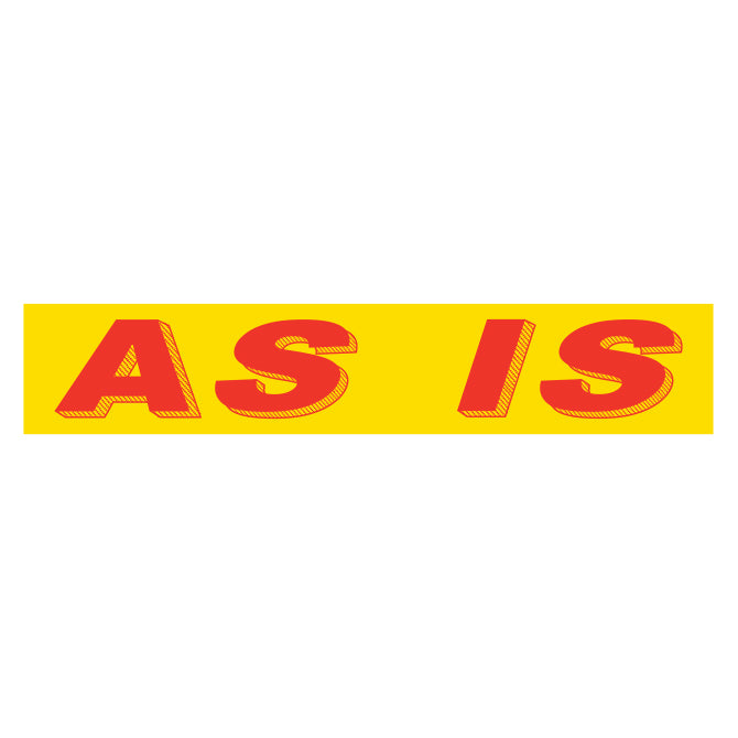 Yellow & Red Slogan - As Is - Qty. 12