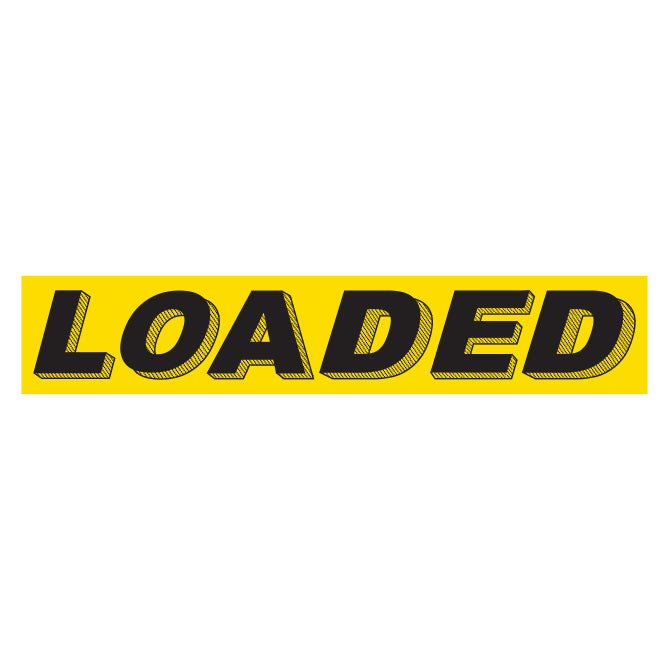 Yellow & Black Slogan - Loaded- Qty. 12
