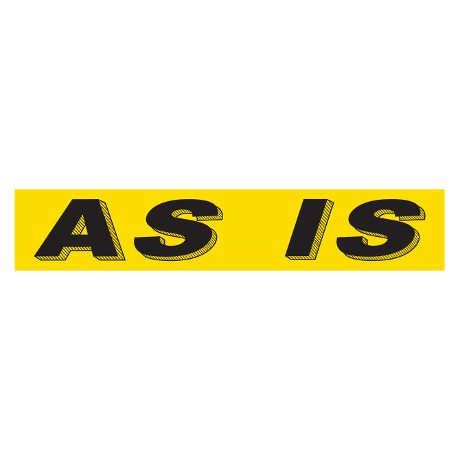 Yellow & BlackSlogan - As Is - Qty. 12
