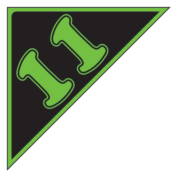 Window Sticker - Auto Angles - Green & Black - 2011 - Qty. 12