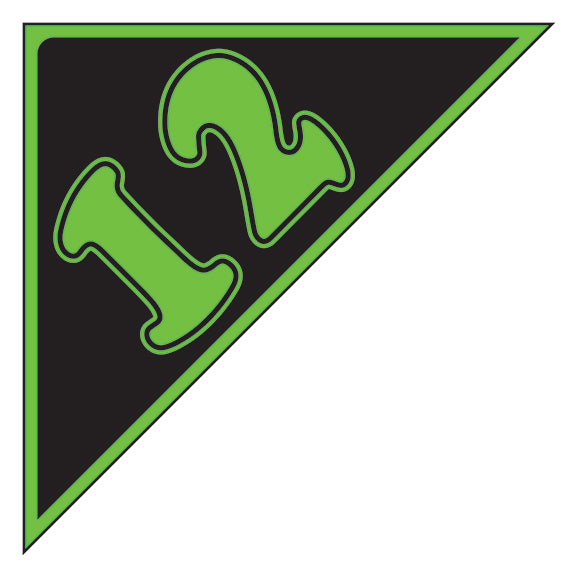 Window Sticker - Auto Angles - Green & Black - 2012 - Qty. 12