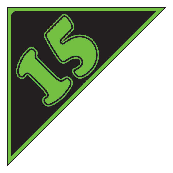 Window Sticker - Auto Angles - Green & Black - 2015 - Qty. 12