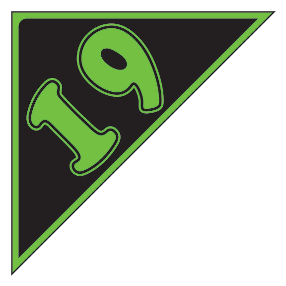 Window Sticker - Auto Angles - Green & Black - 2019 - Qty. 12