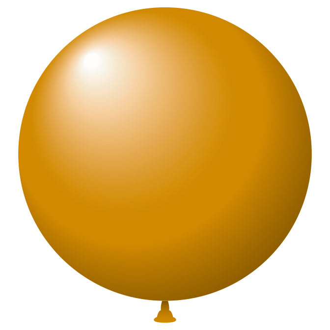 Latex Balloons - 17" - Gold Metaltone - Qty. 72