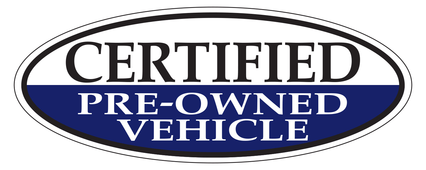 Window Sticker, Blue Oval, Certified Pre Owned Vehicle - Qty. 12