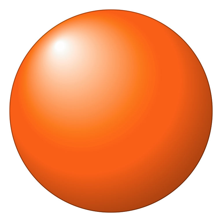 Reusable Balloon, 18" - METALLIC ORANGE - Qty. 1