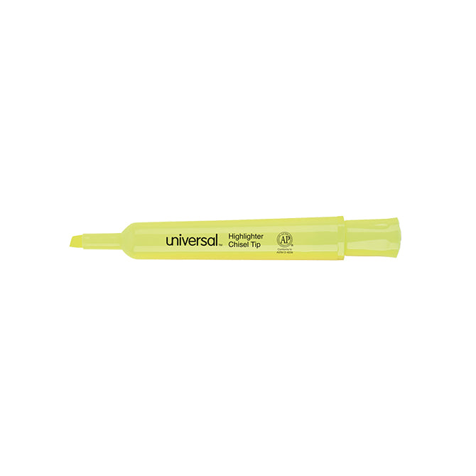 Highighter - Chisel Tip - Yellow - Qty. 12 Per Box