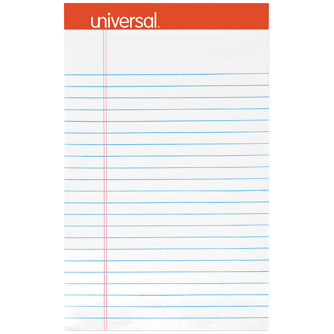 Writing Pad 5" x 8" - White - Qty. 50 Sheets per pad, 12 Pads Per Pack