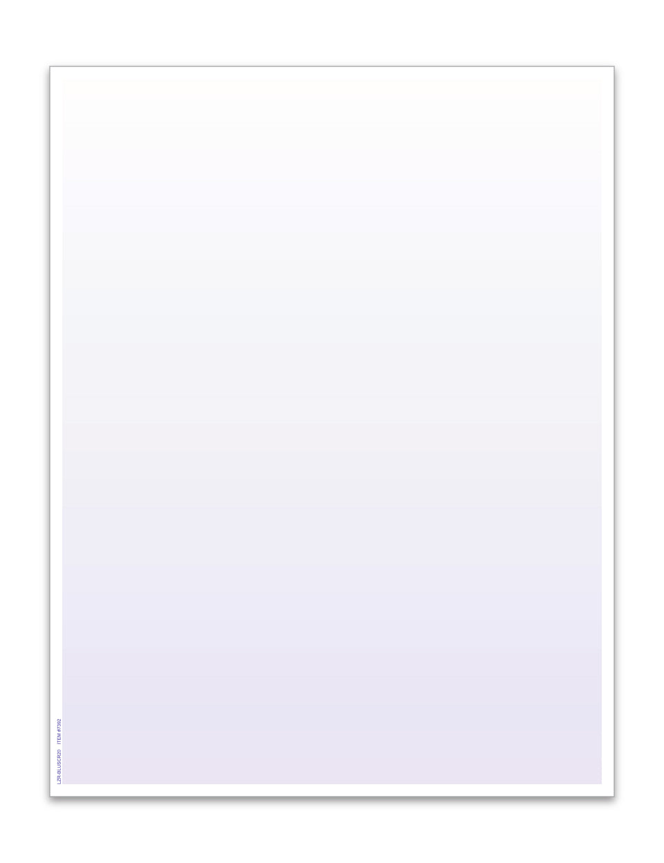 Laser Cut Sheet - Blue Screen - 8.5 x 11- 20# - Qty. 250