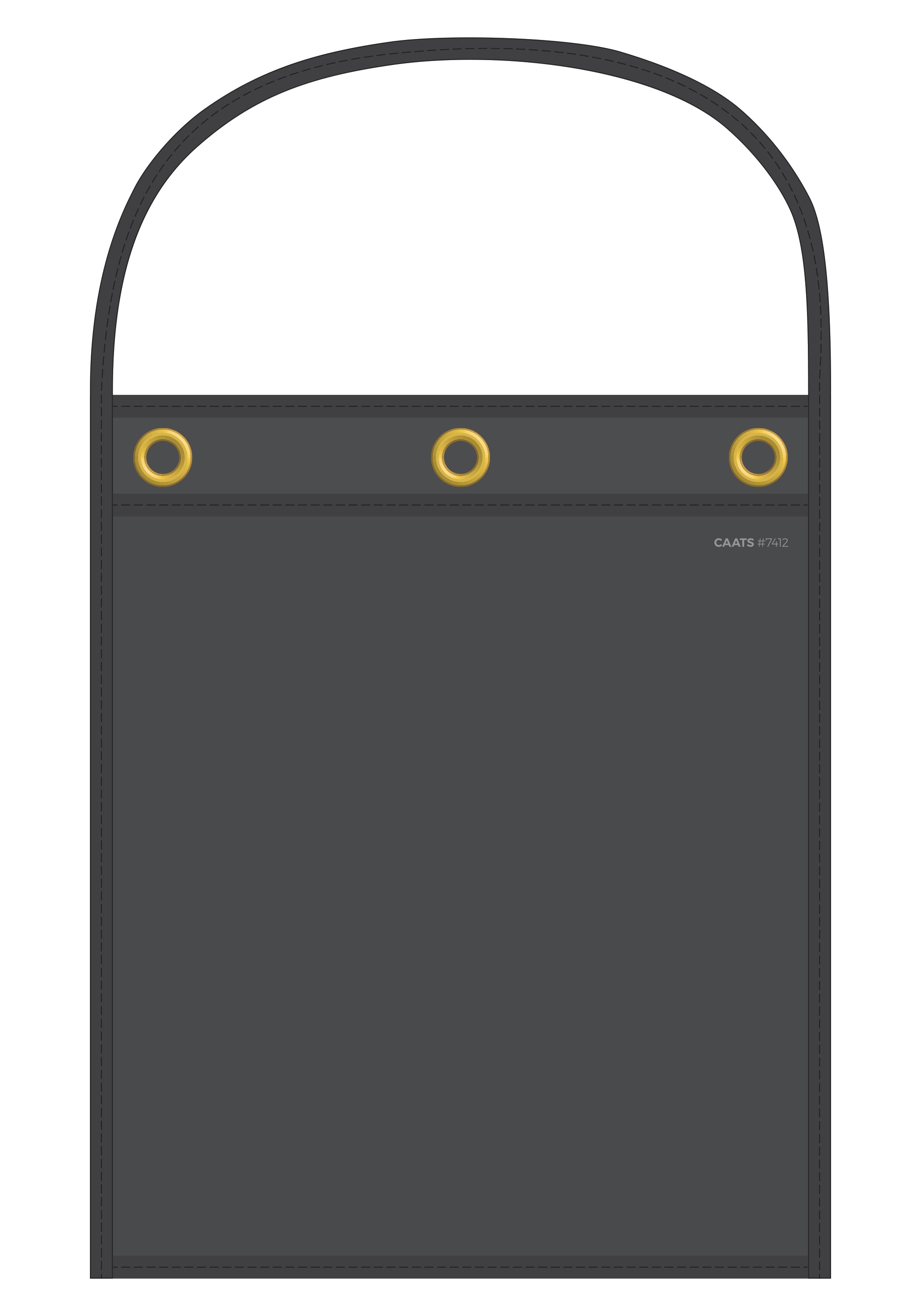 Work Ticket Holder - Black - Solid Back (9933-03) - 11" x 13" - Qty. 25