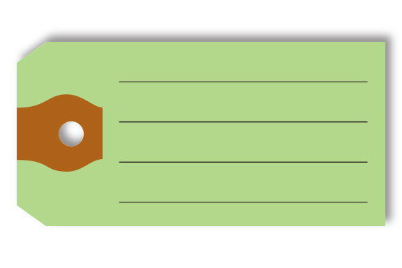 Multi-Purpose Tags - GREEN - Qty. 500
