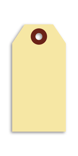 Manila Key Tags - Plain Manila Tag Only - Qty.1000