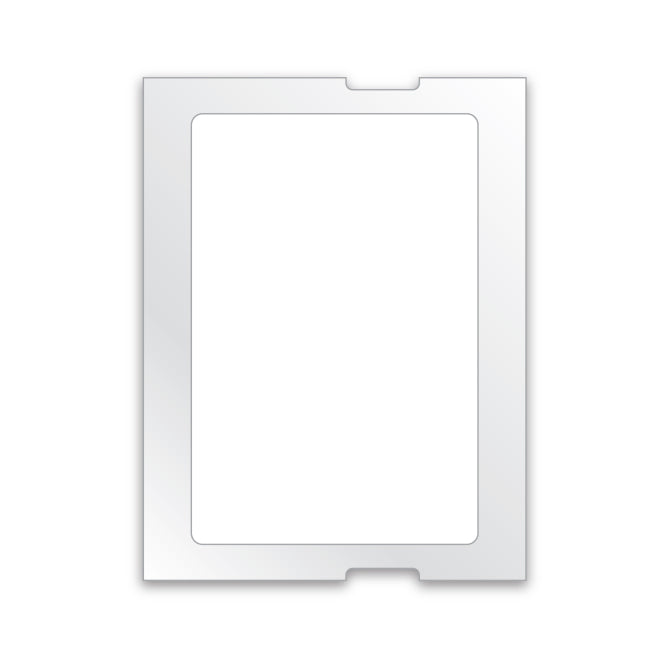 Label Light Adhesive - Blank White - For 5 in 1, ROLL of 500