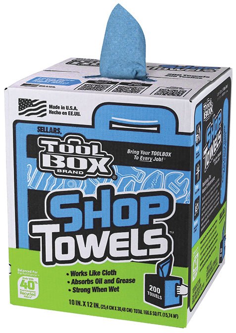 Shop Towels - Disposable - 200 Sheets/Box/ - 6 Boxes/Case - Qty 6