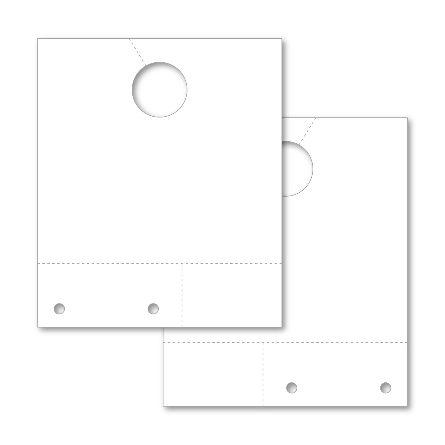 Blank Dispatch Tag Without Numbers, White, Qty. 1000