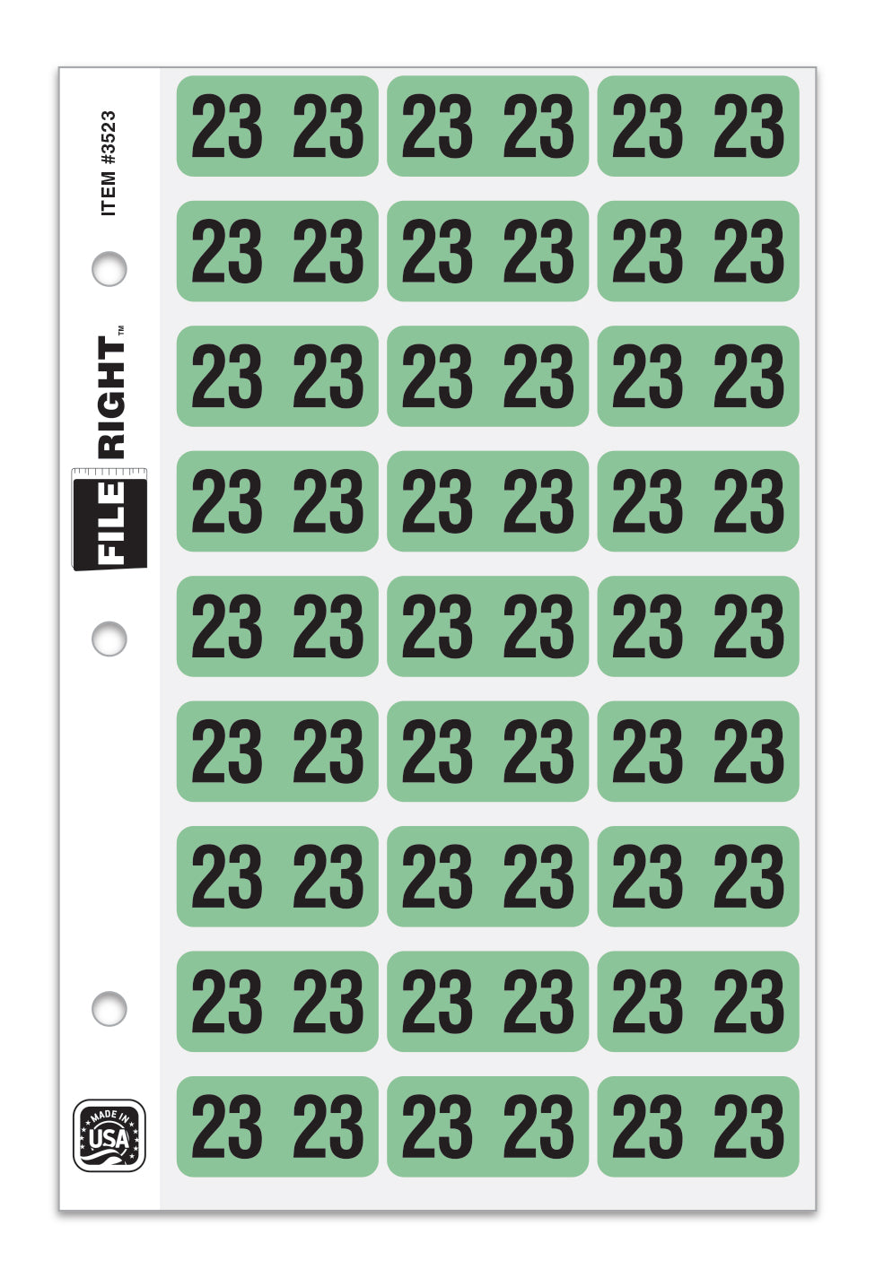 Pack of 270 Year 2023 in Ring book Style